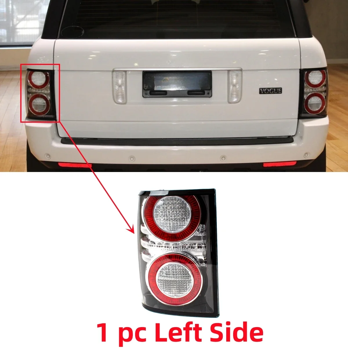 

Для Land Rover Range HSE VOGUE L322 2010 2011 2012, автомобильные аксессуары, светодиодный задний фонарь, задний стоп-сигнал, поворотник LR 028513 LR 028515