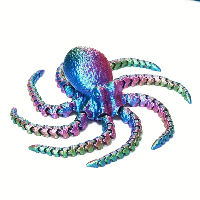 

3D Фигурки осьминога из пластика