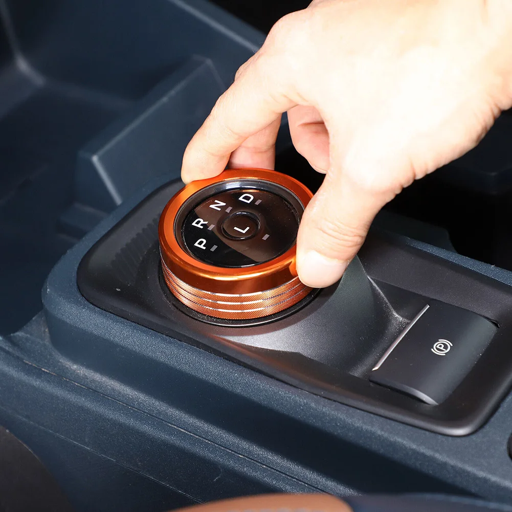

1pc/set Key Engine Start Ignition Button Cover Trim Ring Kit Orange For FordMaverick 22-23 Aluminum-Alloy Car Interior Accessory