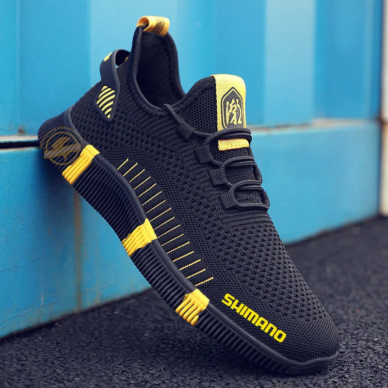

2022 Spring and Autumn Fishing Shoes New Men's Shoes All-match Sports Casual Shoes Breathable Soft Bottom Non-slip Tide Running