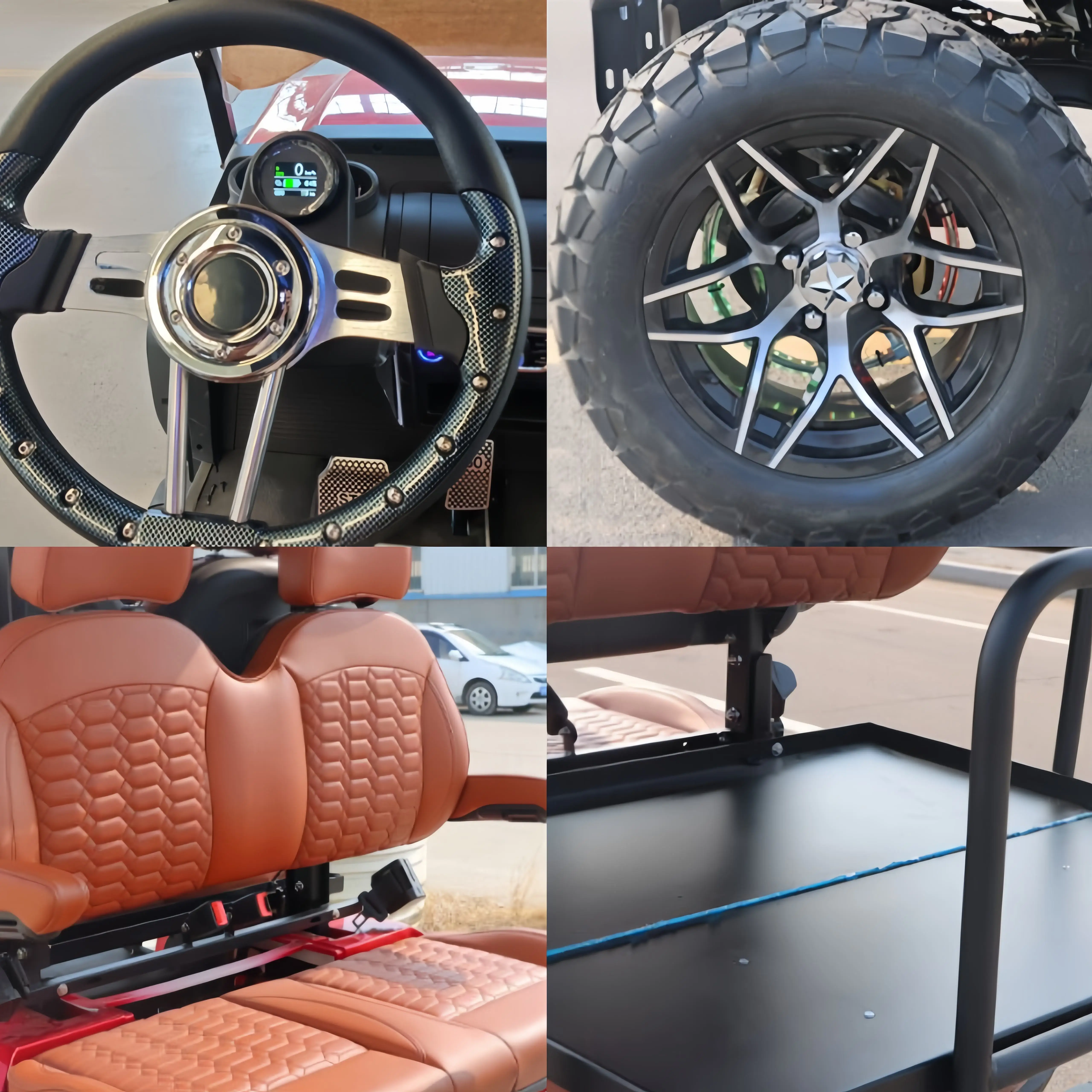 Электрический гольф-кар TongCai Street Legal на 4 колесах с литиевой батареей для экскурсий (art.: 3920d8fe3ef4f) - 3920d8fe3ef4f