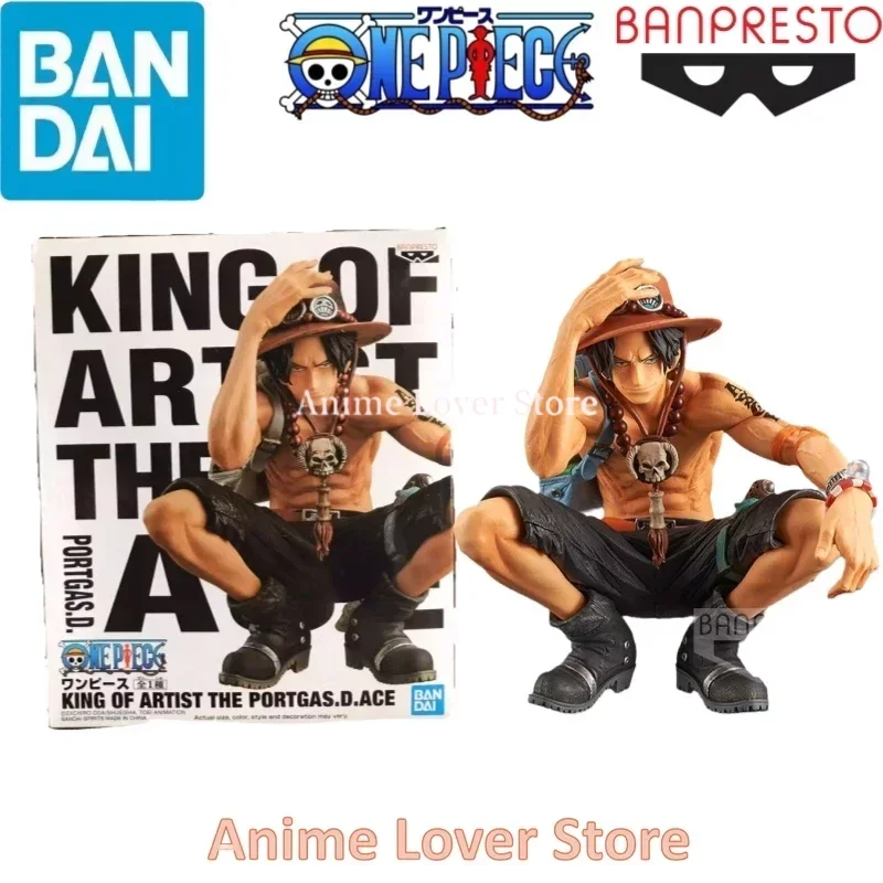 Фигурки Bandai Banpresto оригинальные один кусок King Of Artist KOA Portgas D Ace Аниме фигурки