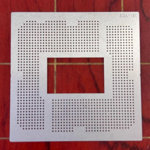 BGA трафарет для процессоров AM4 AM5 LGA1200 LGA1700 LGA1151 1150 LGA1155