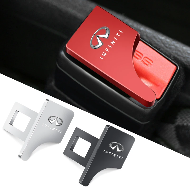 

Car Safety Buckle Clip Seat Belt Plug Alarm Canceler Stopper For Infiniti Q50 Q70 QX70 FX35 Q30 G37 QX60 G35 Q60 QX50 QX80 QX30