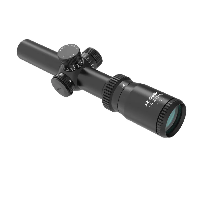 

JZ optic 1.8-10x24 IR Hunting Scope Riflescope First Focal Rifle Scope With Spirit Level Tactical Long Range Rifles Sight