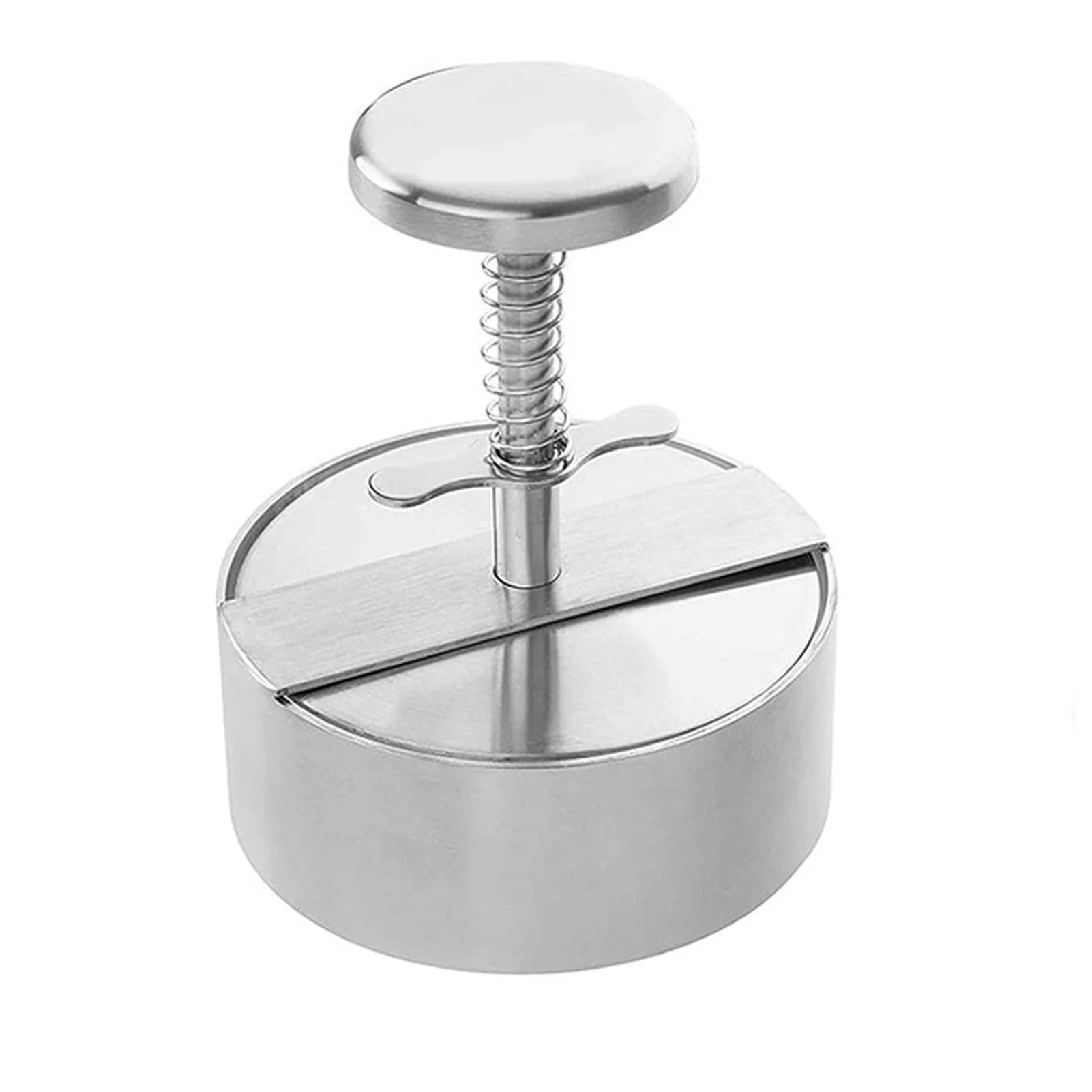 

Dinner Cooking BBQ Non Stick Adjustable With Handle Stainless Steel Party Round Beef Grill Patty Making Mold Burger Press