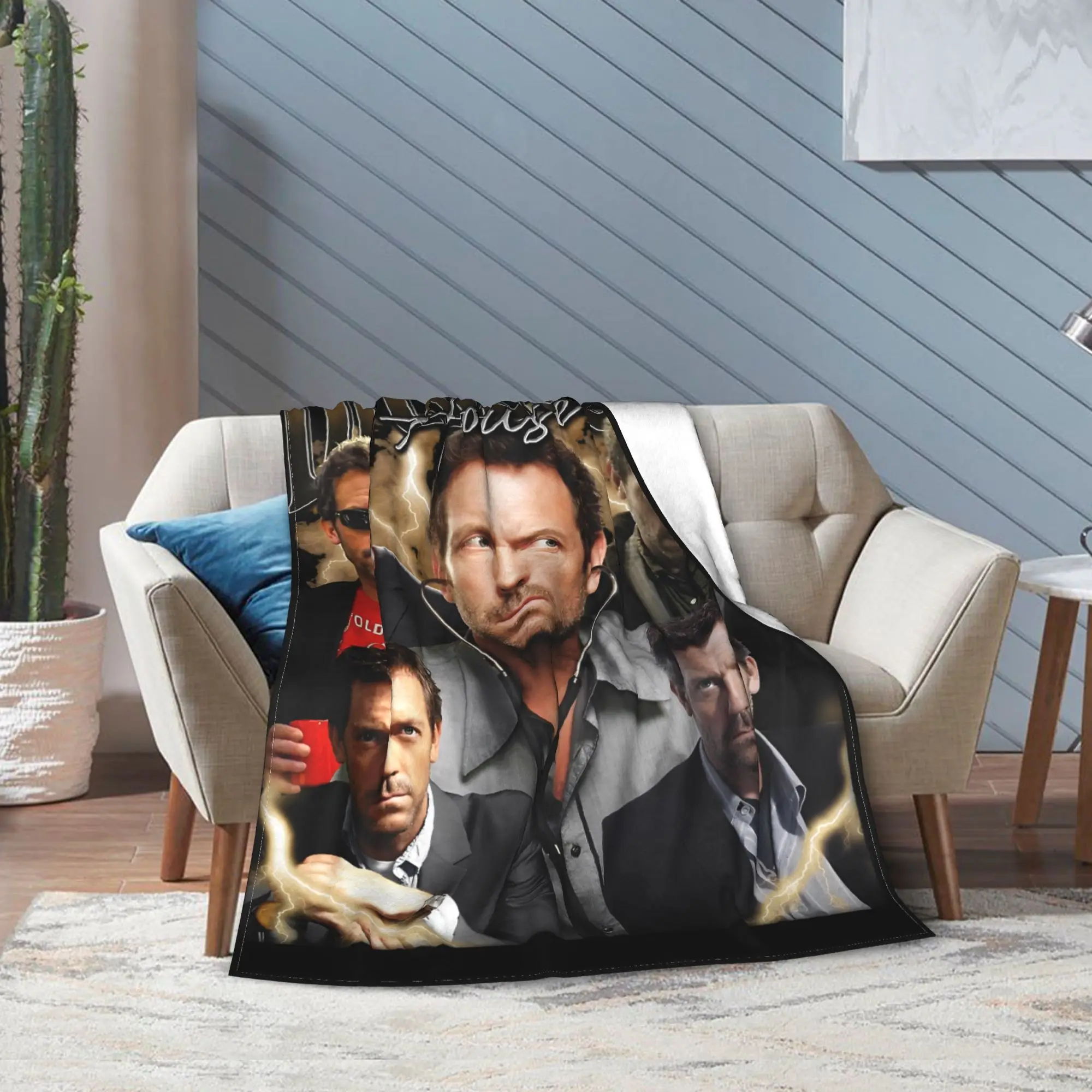 Фото Одеяло Dr Gregory House MD, бархатное зимнее дышащее легкое тонкое одеяло для постельного белья, уличный ковер №5