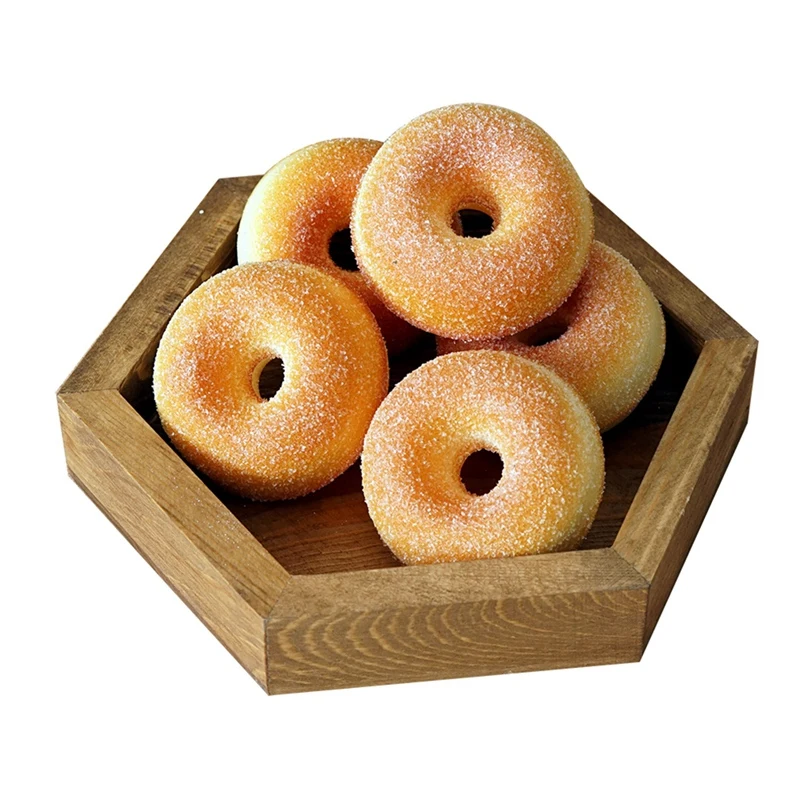 

NEW-Simulation Donut Kitchen Soft Fake Bread Food Photography Props Children's Photography Model Toys