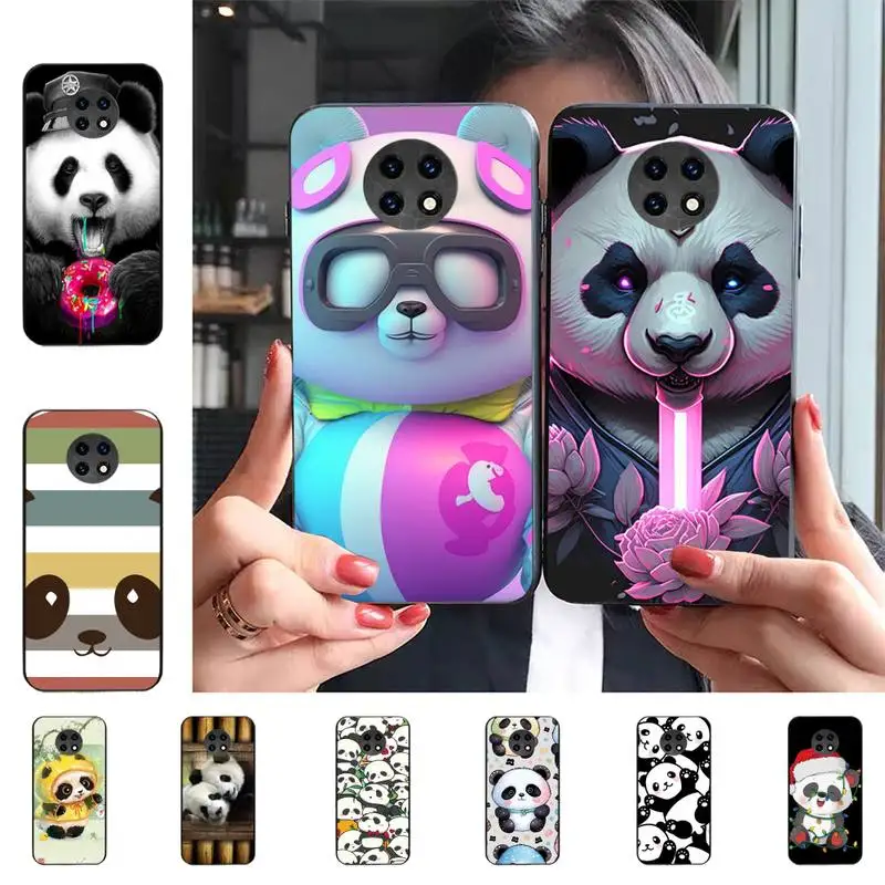 

Cute Panda Phone Case for Samsung S20 lite S21 S10 S9 plus for Redmi Note8 9pro for Huawei Y6 cover