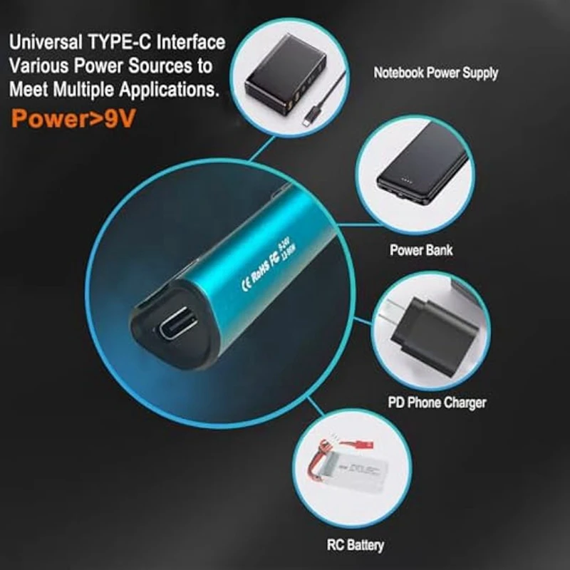 Набор для паяльника портативный умный паяльник со сменными наконечниками 96 Вт 24