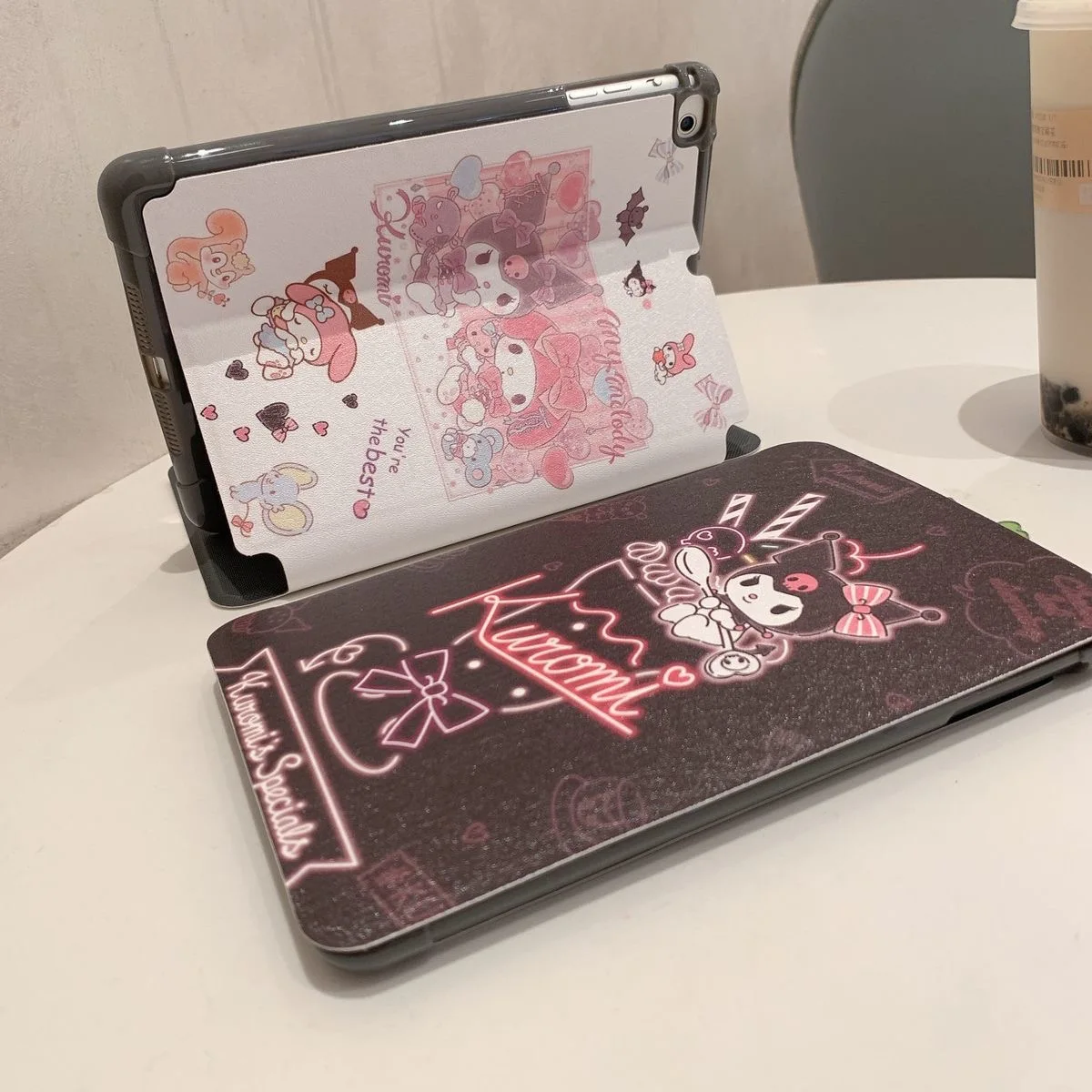 Sanrio Kuromi Melody iPad Air 2021, Чехол Air 4, силиконовый защитный чехол, чехол, закаленная пленка для iPad Pro Mini 4 5, мягкий чехол 10,2 дюйма