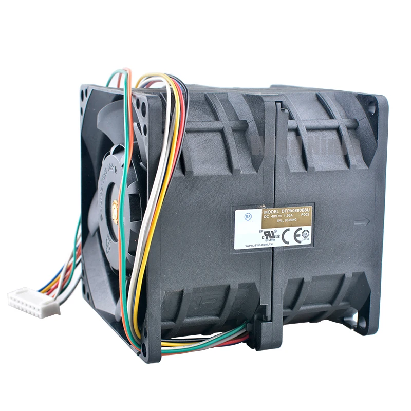 DFPA0880B8U Высокоскоростной двухмоторный охлаждающий вентилятор 8 см 80 мм Вентилятор