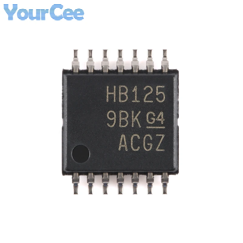 

5 шт. SN74 SN74AHCT SN74AHCT125 SN74AHCT125PWR TSSOP-14 четырехдорожный автобусный дверной чип IC