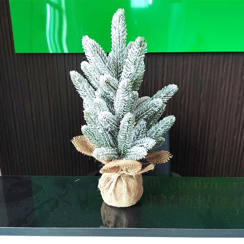 

38CM Christmas Tree Simulation Decoration Desktop Window Mini Other Decoration Holiday Atmosphere