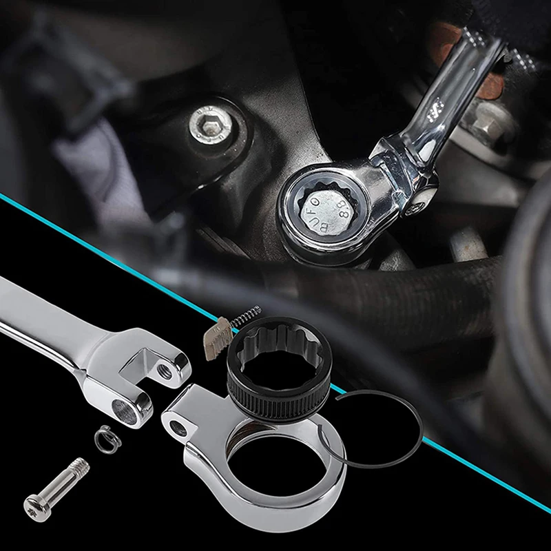 Набор гаечных ключей с храповым механизмом 6-24 мм домашние ручные инструменты для