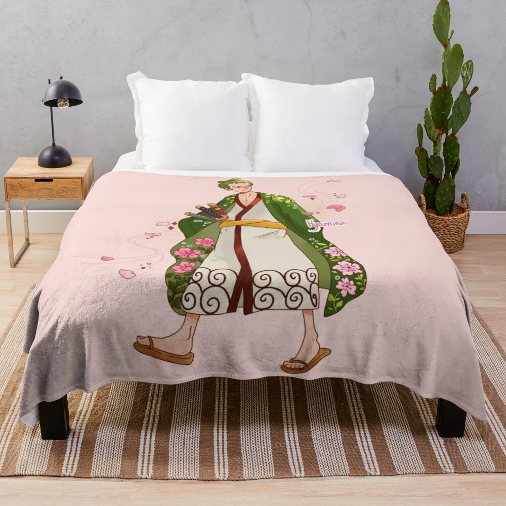 

For Beds Muslin Plaid Large Decorative Bed Plaid Blossom Samurai Throw Blankets