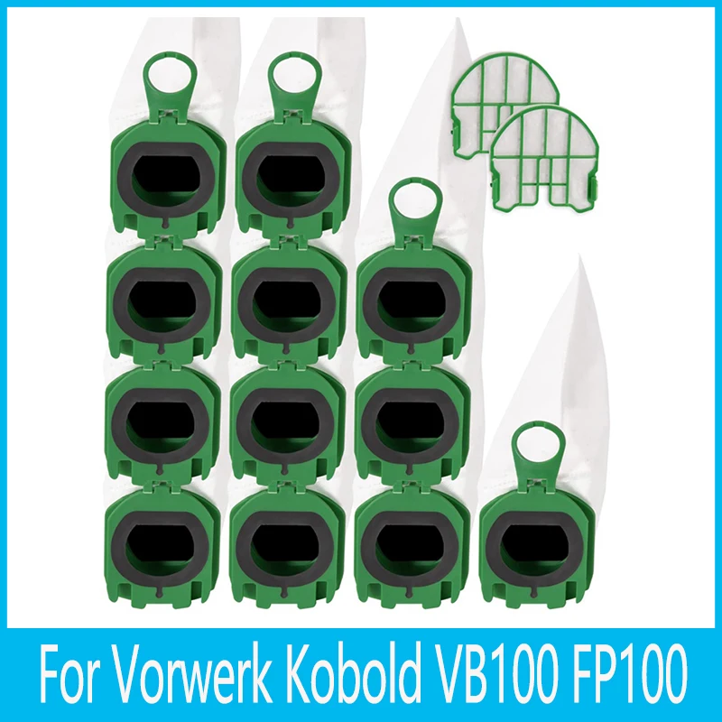 

Replacement Parts Dust Bag Motor Protection Filters For Vorwerk Kobold VB100 FP100 Cordless Vacuum Cleaner Accessories