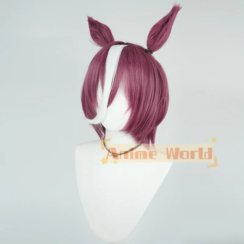 Фото Костюм для косплея Uma Musume Pretty Derby: парик, уши, хвост Танино Гимлет, для Хэллоуина, из термостойкого синтетического волокна №4