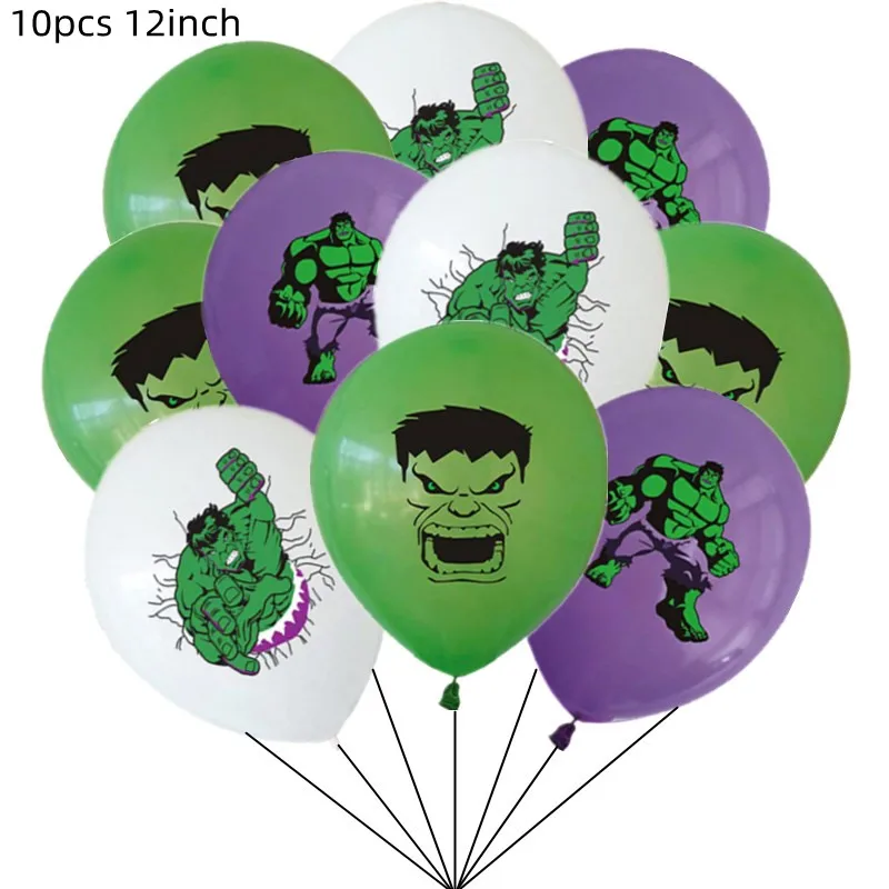 

9 шт. Мстители Халк фольгированные шары зеленый номер вечерние надувные головные латексные шары украшения для дня рождения детские игрушки Globos