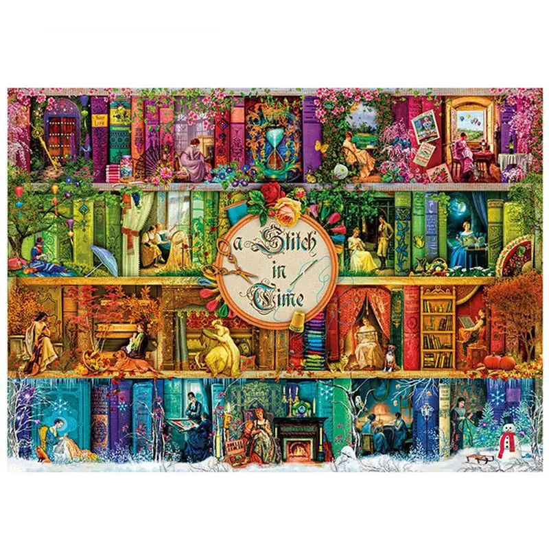 

1000 Piece Puzzles For Adults Large Jigsaw Puzzle Teens Fun Vintage And Challenging Game Educational Toy Gift 12 Years And Up