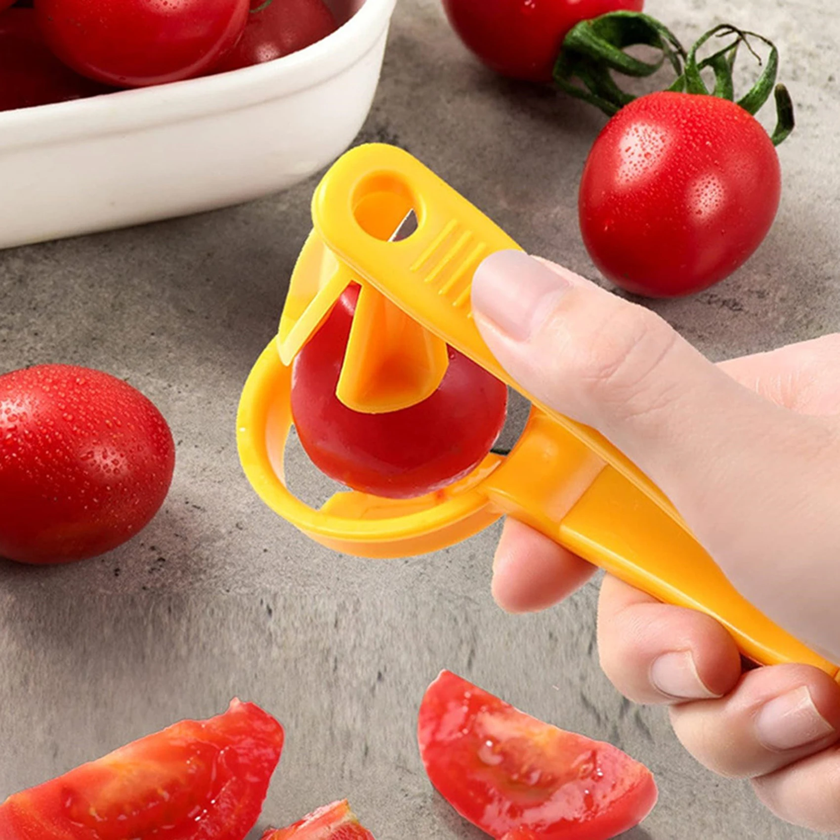 1 шт. Ломтерезка для томатов винограда вишни