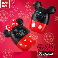 bandai disney mickey girl toy electric bubble machine waterproof cute blowing bubble toys childrens handheld electric toys