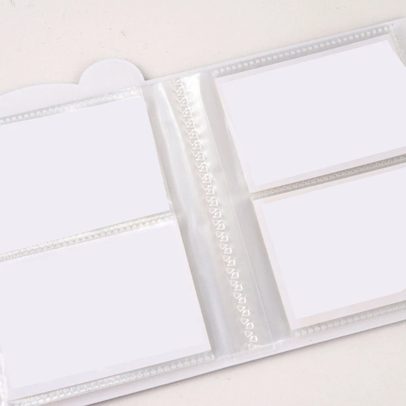 Папка для фотографий 3-дюймовая мультяшная ажурная Обложка мини-фотоальбом с