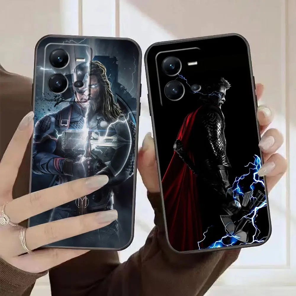 

Funda Case For VIVO X90 X80 X70 X60 X50 X27 X23 X21 Plus Capa V25 V23 V23E V21 V21E V20 V19 Pro 5G Case Para Marvel Hero Thor
