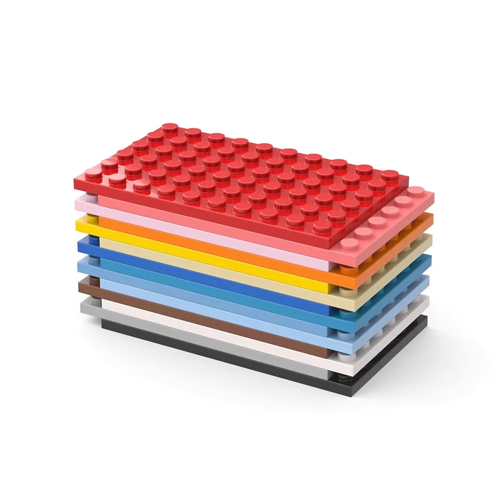 Фото 20 шт., Детский конструктор MOC, 3033 пластина, 6x10 №5