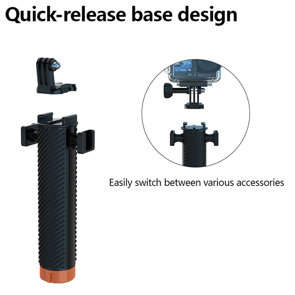 Многофункциональная Плавающая ручка для GoPro Hero 13/12/11/10 Insta360 X4 X3 DJI Action 4 3