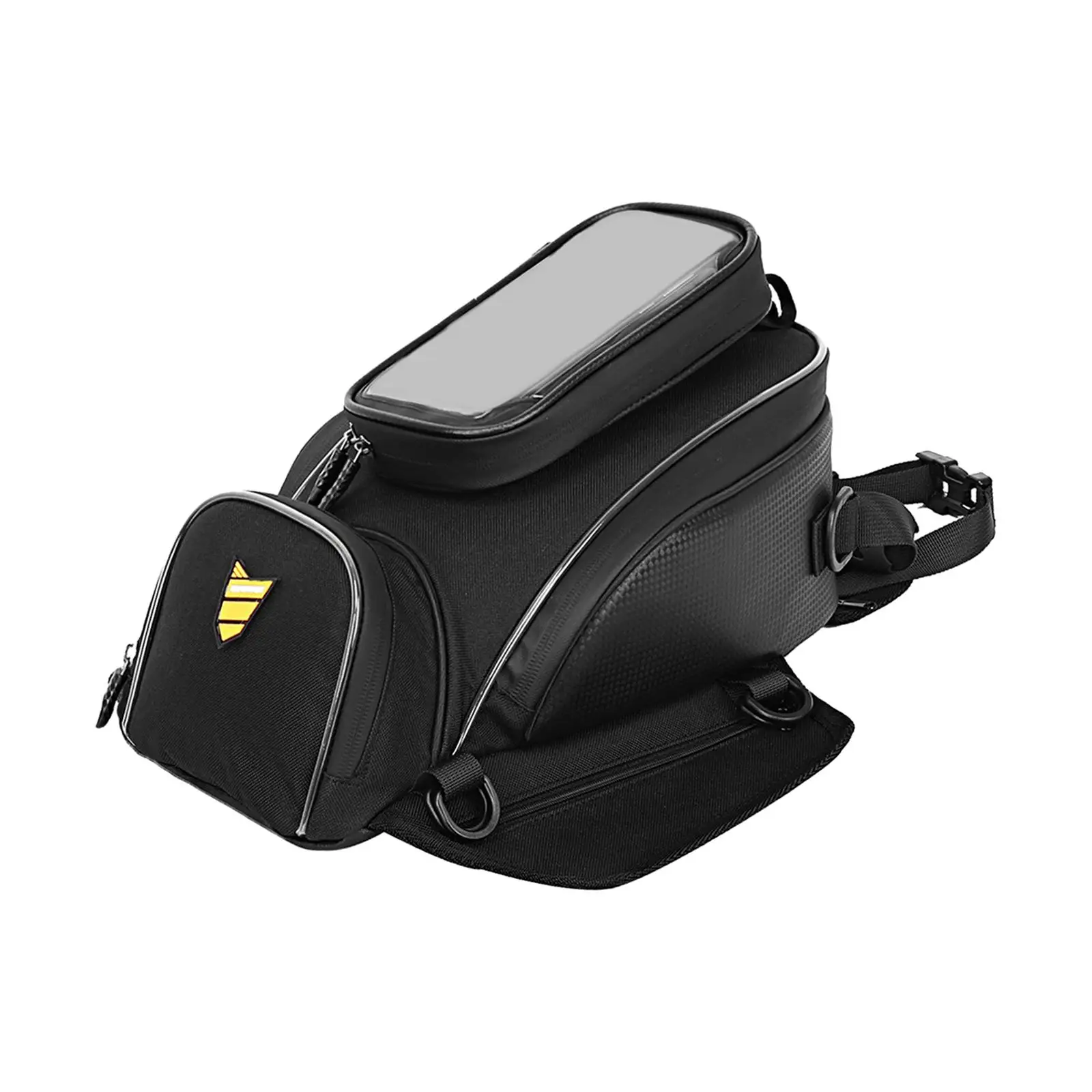 

Motorcycle Fuel Tank Bag Waterproof wear Resistant Accessory Black