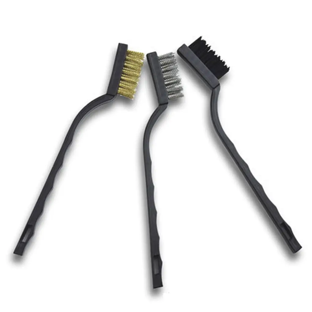 

7 Inch Mini Cleaning Descaling Industrial Stainless Steel Nylon Wire Brushes brush wire brush metal wire brush industrial wire