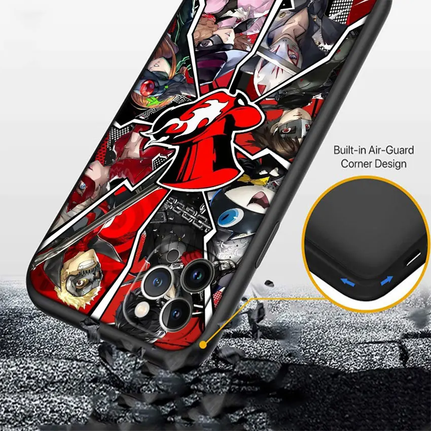 Чехол MI26 P-Personas P5s 5 Soft Shell для iPhone SE X XS XR 11 16E 17 Pro Max Air 8 7 6 6s Plus (art.: 3920db776ff04) - 3920db776ff04