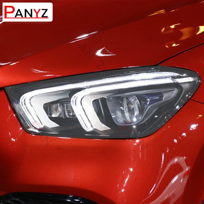 Для Mercedes Benz GLE Class W166 C292 W167 AMG 2015-On Защитная пленка для автомобильных фар Прозрачная