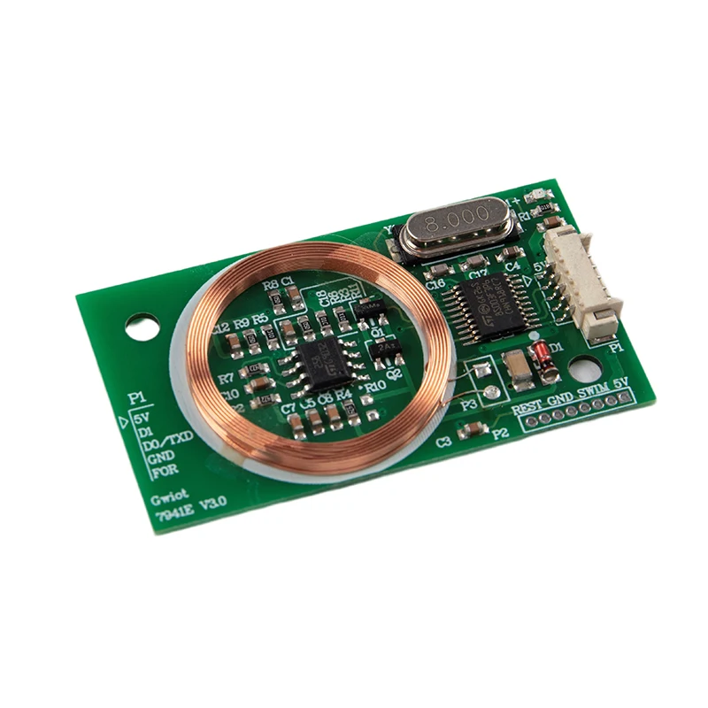 

RFID Reader Wireless Module UART 3Pin 125KHz Card Reading PCB Attenna Sensor Kit