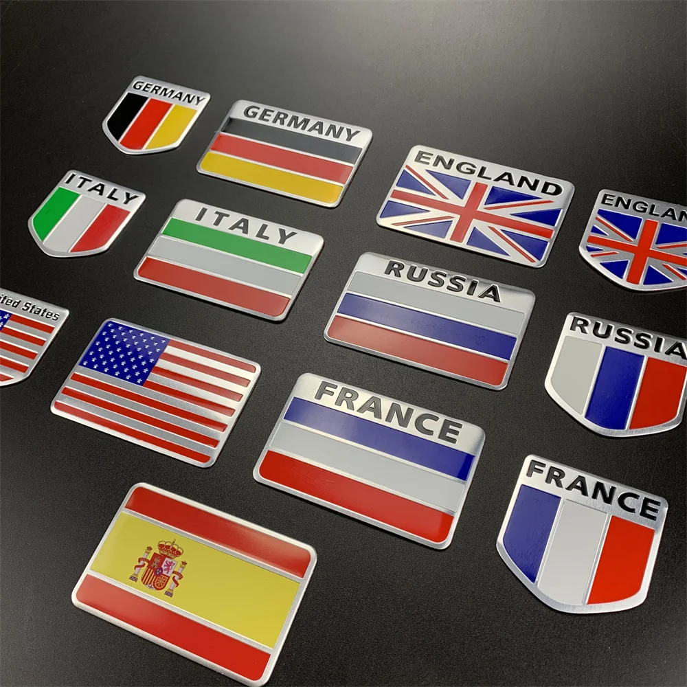 

National Flag Car Sticker Accessories For Peugeot 107 108 206 207 208 301 307 308 407 408 508 2008 3008 4008 5008 Exalt