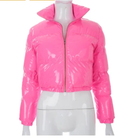 Women's Clothing 2022 Winter Fashion New Long Sleeved Cardigan Stand-Up Collar Warm Casual Short  Bread Down Jacket Quilted Coat