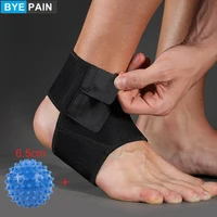 2pcsset sports ankle brace compression sleeve spiked massage ball for plantar fasciitis ankle tendon foot sprain running