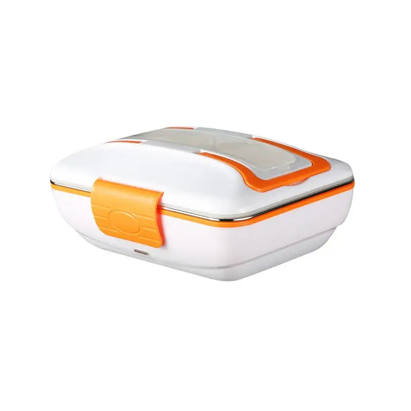 

12V Car Electric Heating Lunch Box Car And Home Portable Stainless Steel Liner Insulation Container Cutlery Set Adult Bento Box