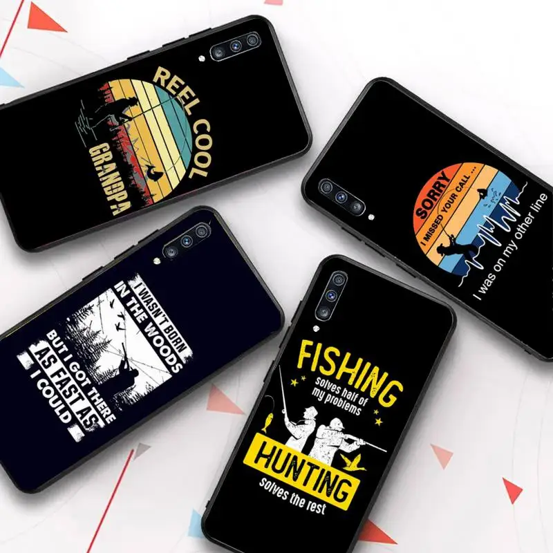 

Hunting fishing man Phone Case for Redmi 8 9 9A for Samsung J5 J6 Note9 for Huawei NOVA3E Mate20lite cover