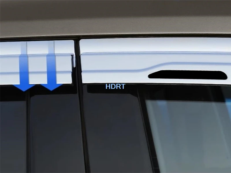 Фото Для Nissan X-Terra/Terra 2018 + автомобильный Стайлинг оконный козырек от солнца и дождя, защита от ветра, тент, укрытие, аксессуары №5