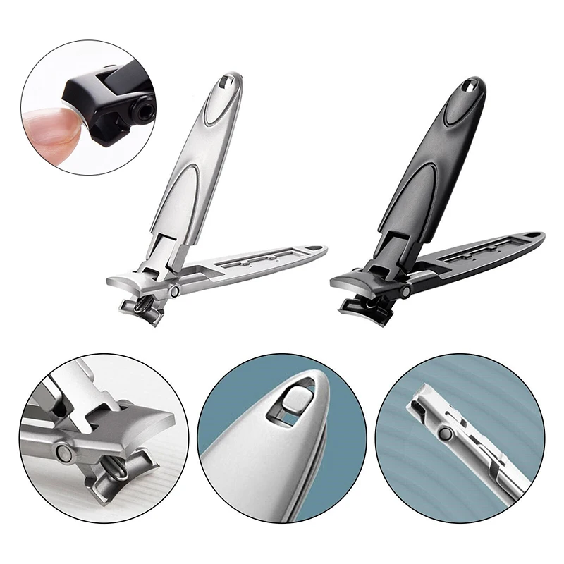 

Набор кусачек для ногтей из нержавеющей стали, ультраострые и прочные кусачки для ногтей, широкие кусачки, инструмент для маникюра, ножницы для ногтей