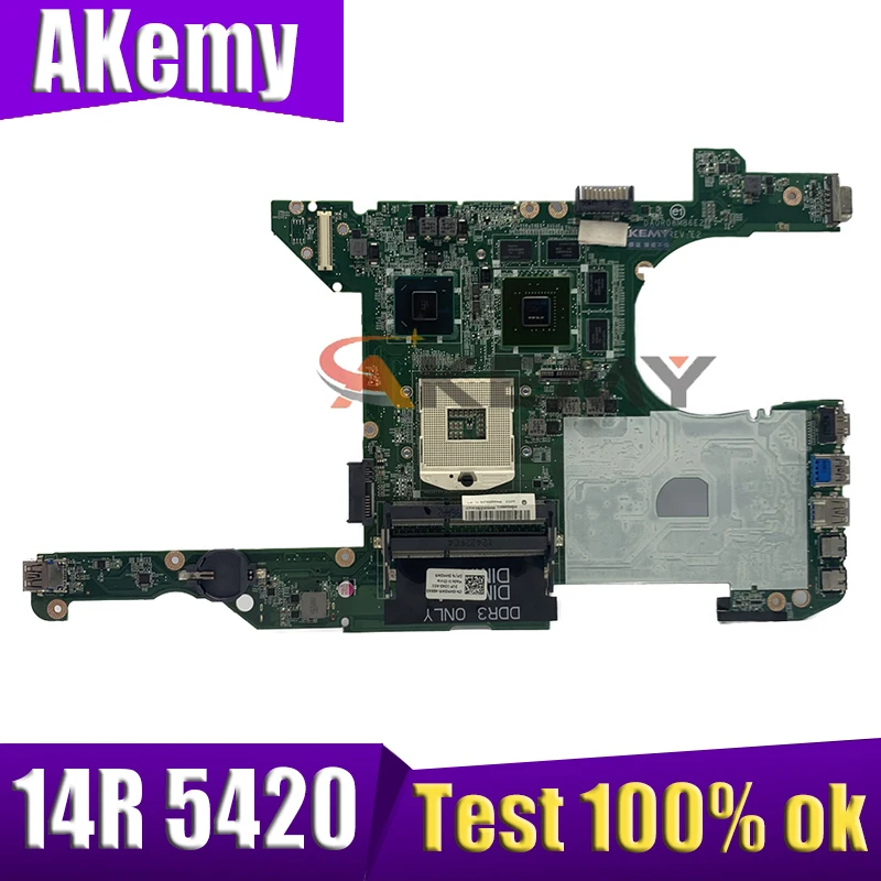 

Материнская плата для ноутбука DELL Inspiron 14R 5420 I5420 материнская плата 0KD0CC CN-0HMGWR DA0R08MB6E2 материнская плата DDR3 DIS или UMA