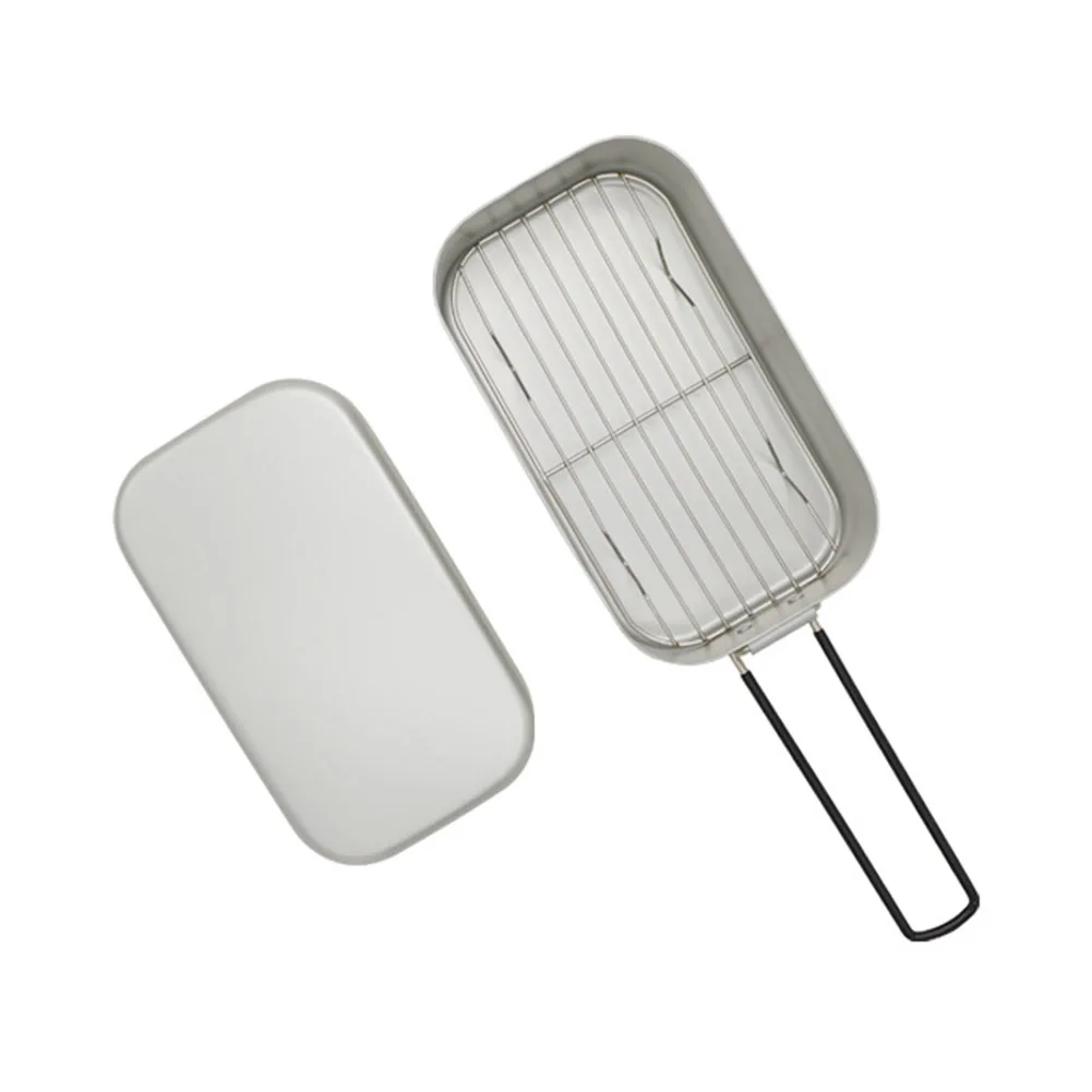 

Camping Lunch Box Steaming Rack Multifunctional Cooking Rack Lunch Box Steaming Stand Outdoor Picnic Cookware for Hiking Fishing