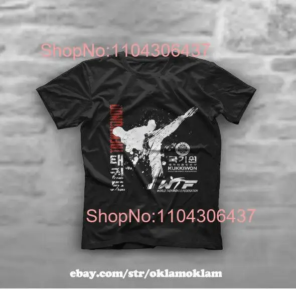 WTF Kukkiwon World Tae kwon Do Federation Korean Martial Art T Shirt Size S 3XL Present For Men Top Clothing Father Day