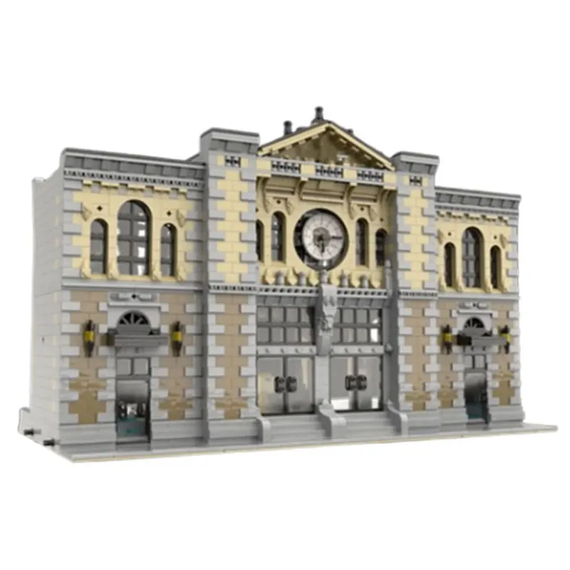 Spot MOC-85866 4236 шт., сборка мелких частиц, строительные блоки, городское здание, модель поездного станции, игрушка (art.: 3920cd866079b) - 3920cd866079b