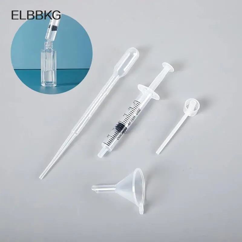 

4Units Perfume Refill Tool Set 3Units Plastic Diffuser Syringe Dropper Funnel Long Nozzle Spray Dispensing Required CosmeticTool