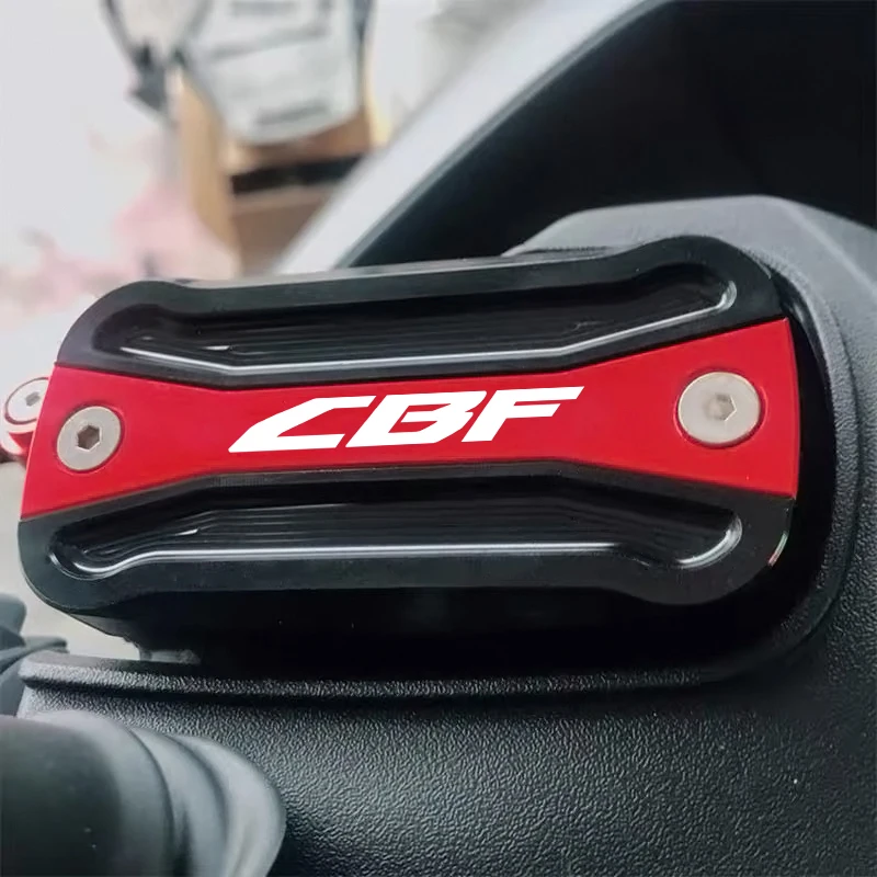 Фото Крышка бачка переднего тормозного масла с ЧПУ для мотоциклов Honda CBF 500, 600, 600S, 1000, CBF500, CBF600, CBF1000, CBF600S №3