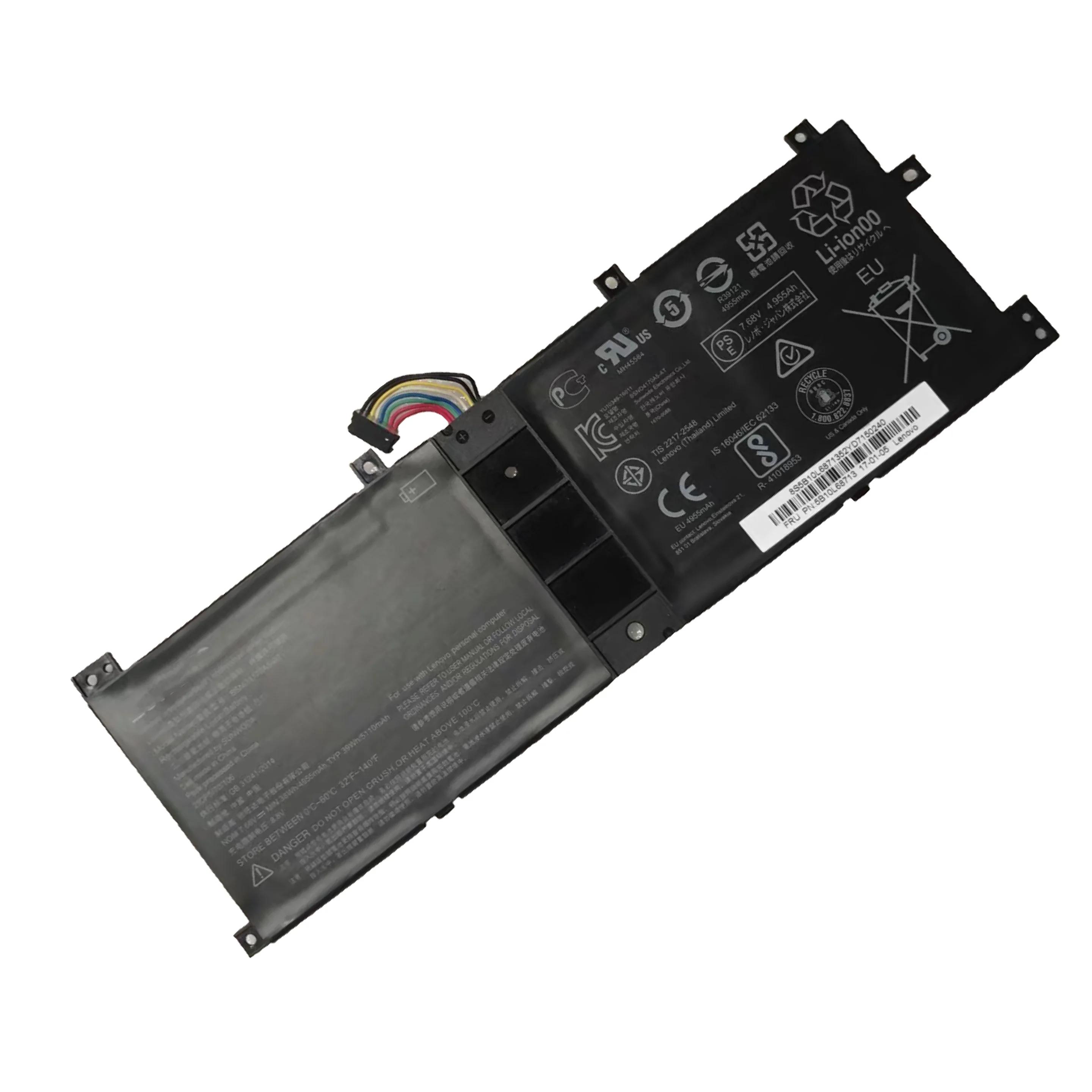 7 68 В 38 Втч оригинальный BSNO4170A5-AT BSN04170A5 аккумулятор для ноутбука Lenovo Miix 520 510 510-12IKB