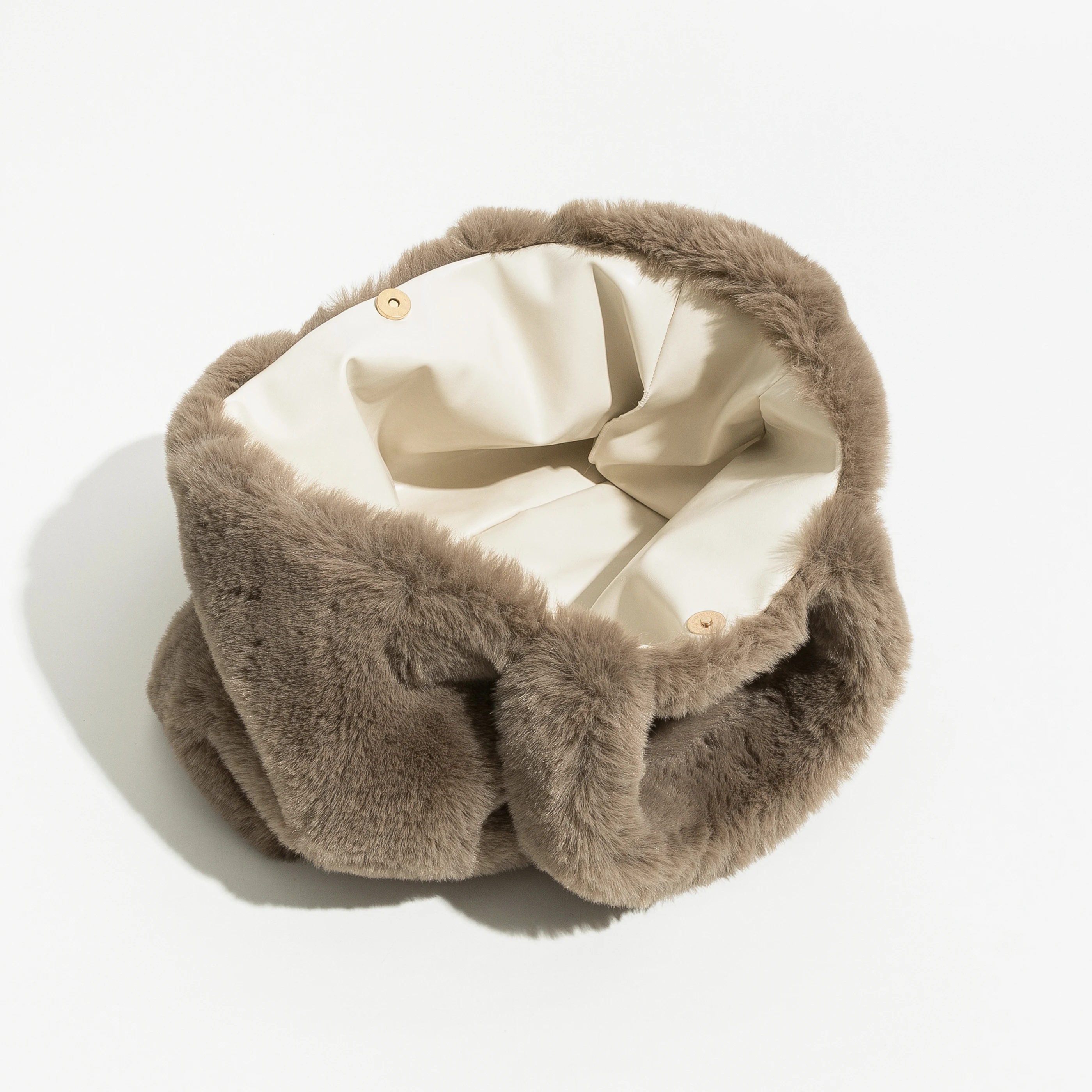 Casual Fluffy Plush Large Tote Bag Cute Cartoon Pattern Women Handbags Luxury Faux Fur Shoulder Bags Warm Winter Big Purses 2022